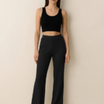 Women's Straight Fit Cotton Flex Relax Pants - Stretch & Breathable