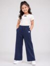 Kids' Western Style Dark Wash Comfort-Fit Pure Denim Jeans