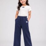 Kids' Western Style Dark Wash Comfort-Fit Pure Denim Jeans