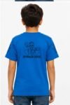Boys' Royal Blue Cartoon Duck Graphic Printed Cotton T-Shirt – Pop Art Crew Neck Tee-7314 U - Image 3