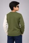 Boys' Dual-Tone Color-Block Knit T-Shirt with Pocket-8630 - Image 2