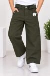 Kids Stylish Olive Green Pants #3301