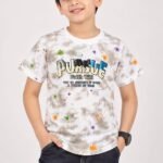 Boys Stylish Tie-Dye "Pursue" Graphic Print T-Shirt #9505