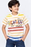 Boys' Graphic Striped Casual T-Shirt #7367