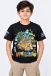 Boys' Super Mario Bros & Friends Graphic Black T-Shirt #7337