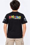 Boys' Super Mario Bros & Friends Graphic Black T-Shirt #7337 - Image 2